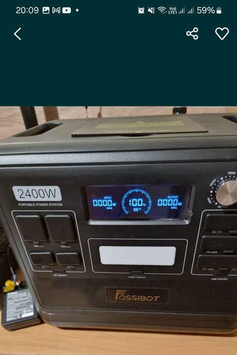 Зарядна станція   Fossibot F2400