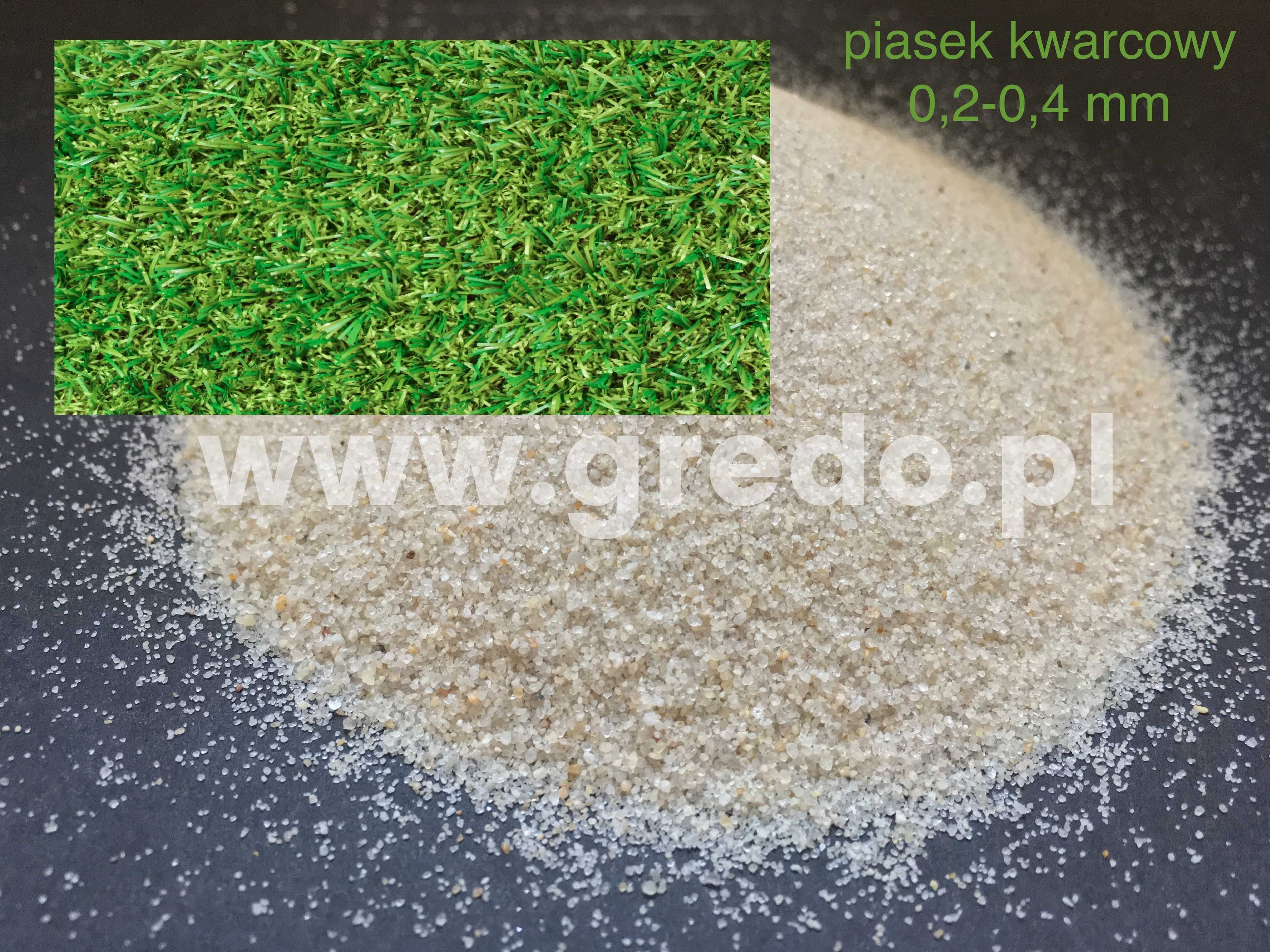 Piasek kwarcowy na kort tenisowy 0,2-0,4 mm (worki 25kg)