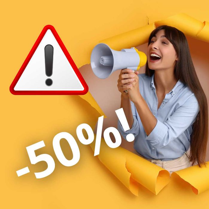 Strona internetowa dla firmy / osoby prywatnej – 50% taniej