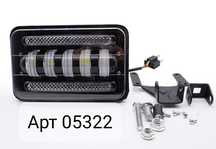 Світлодіодна Фара ПТф Led 75w СТГ не сліпе ближній + ДХО МТЗ DAF MAN