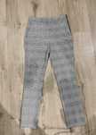 Spodnie cygaretki ZARA 34 XS krata