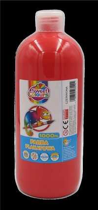 Farba Plakatowa Czerwona 1000ml, Sweet Colours