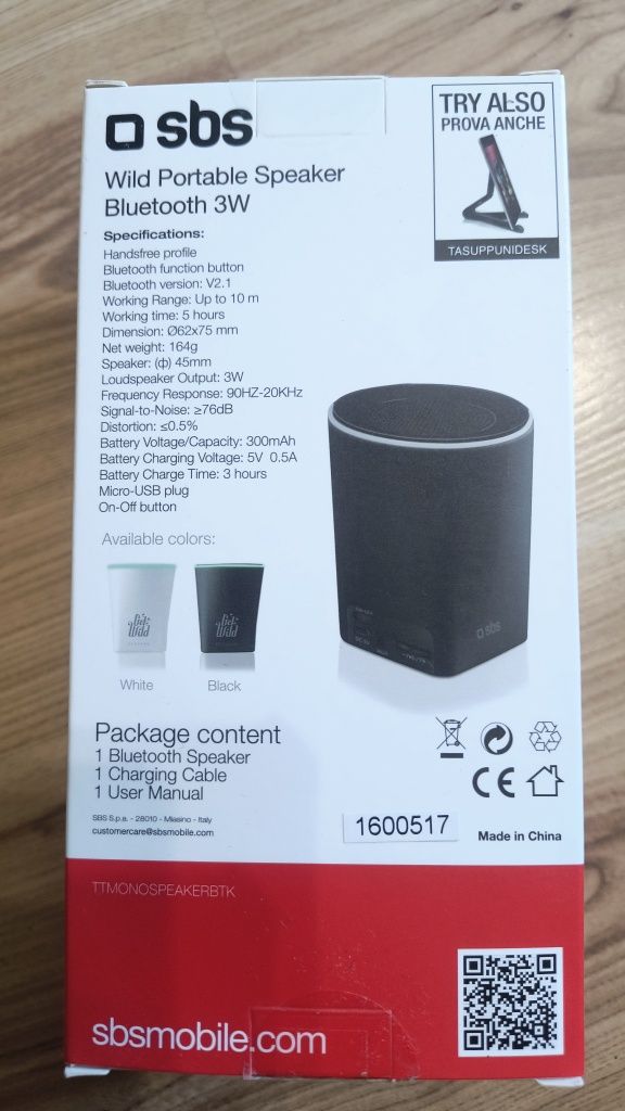 Głośnik bluetooth sbs