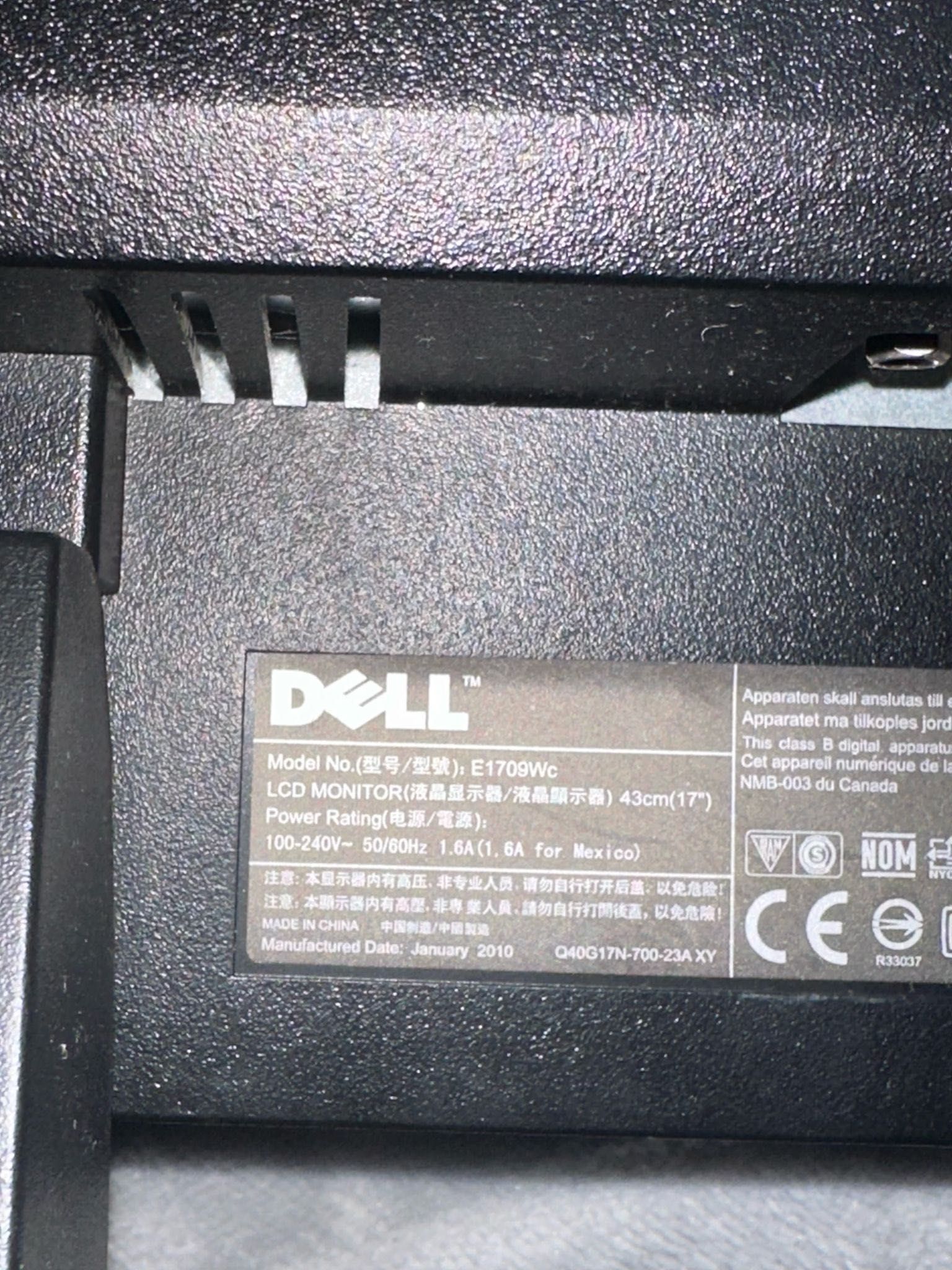Monitor Dell E1709WC LCD 17"