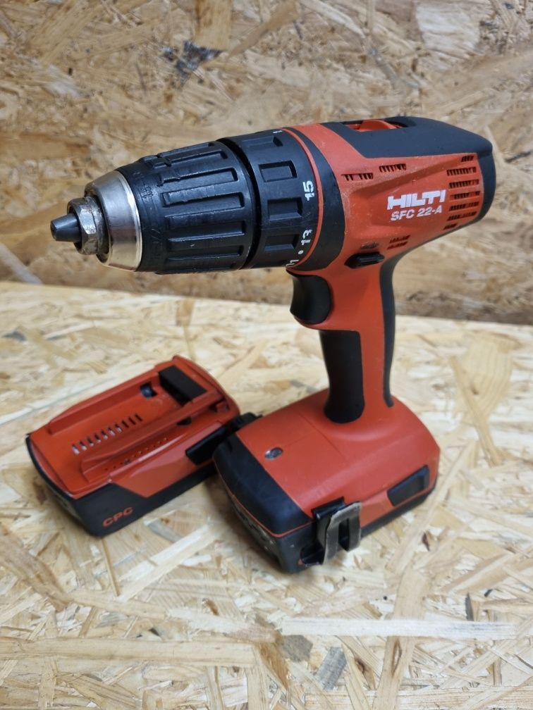 Wkrętarka Hilti SFC 22-A i 2x Aku 4.0Ah super stan bosch makita