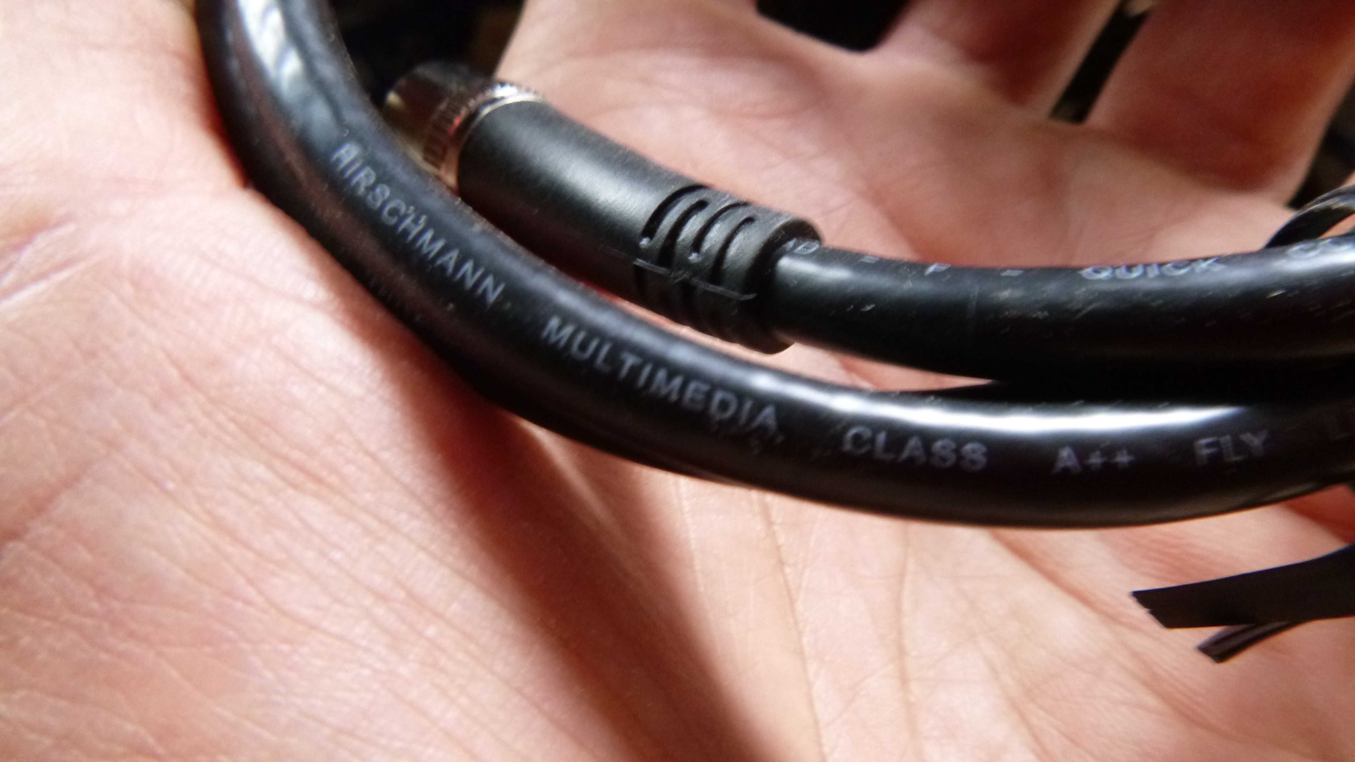 Kabel antenowy koncentryczny (coaxial cable) marki Hirschmann,