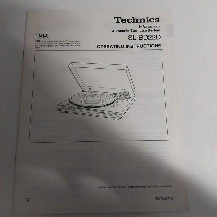 TECHNICS gira-discos SL-BD22D