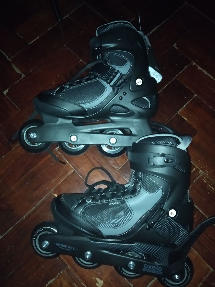 Patins em linha oxelo