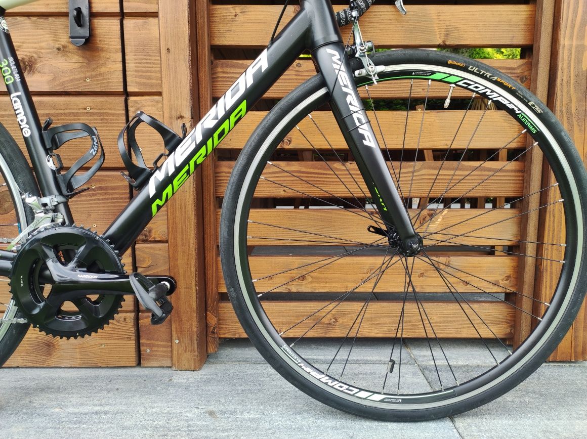 Rower szosowy Merida Scultura 300 Lampre - Cały NOWY NAPĘD, L (56)