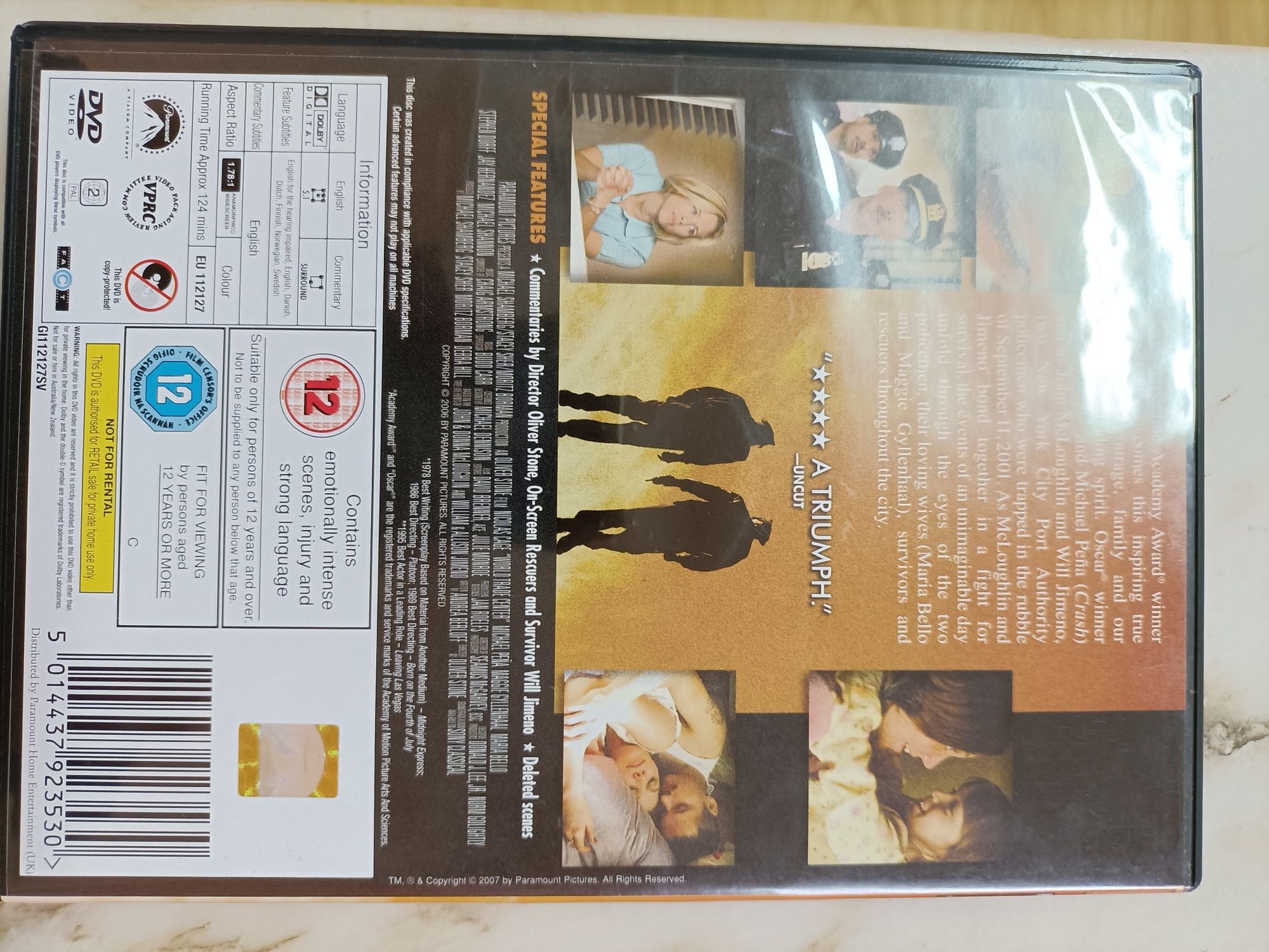 DVD original "World Trade Center"