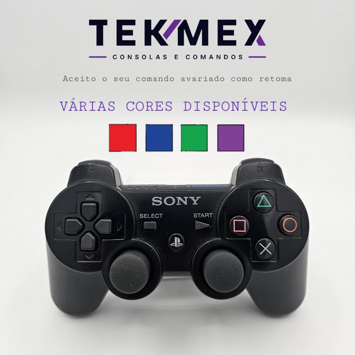 Comando Ps3 aceito retoma do seu avariado