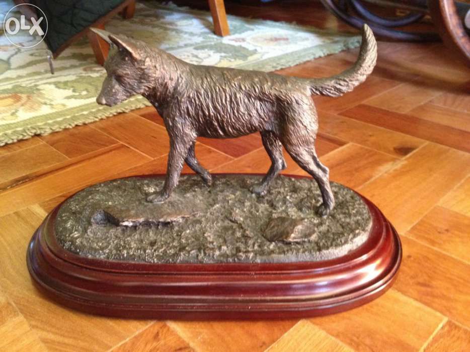 Cão Podengo Português de Coleccção em Bronze
