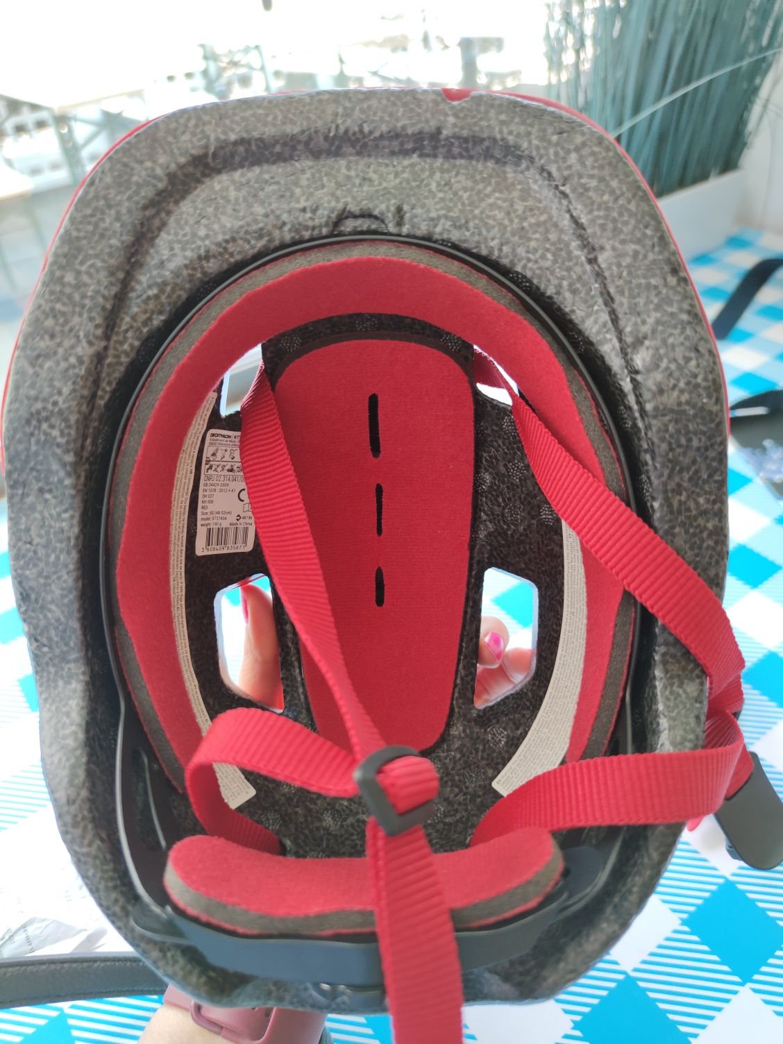 Kask dziecięcy uszkodzone zapięcie
