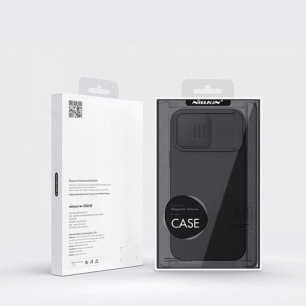 Nillkin CamShield Magnetic Silicone Case etui iPhone 14 Pro Max magnet