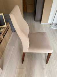 Krzesło z Drewnianą konstrukcją - 6 szt