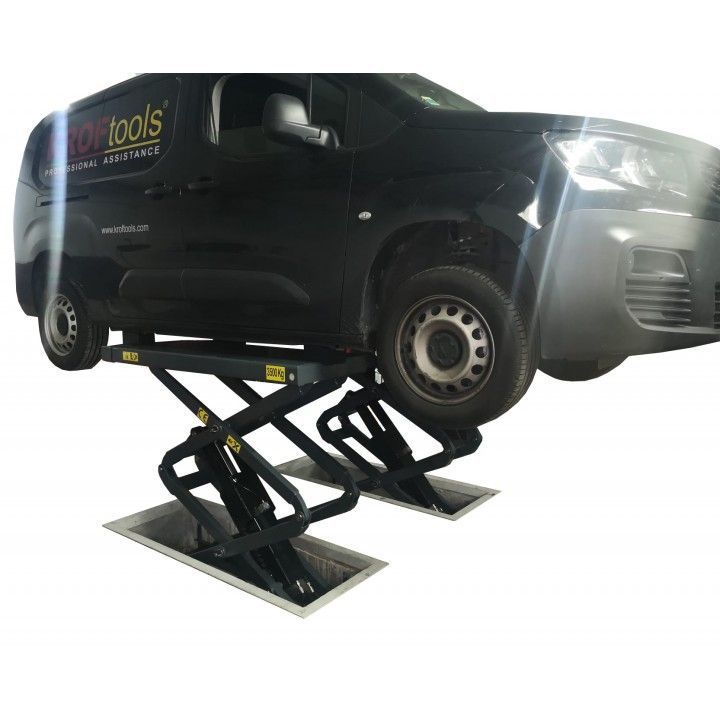 Elevador AUTO tesoura embutir 3.5T