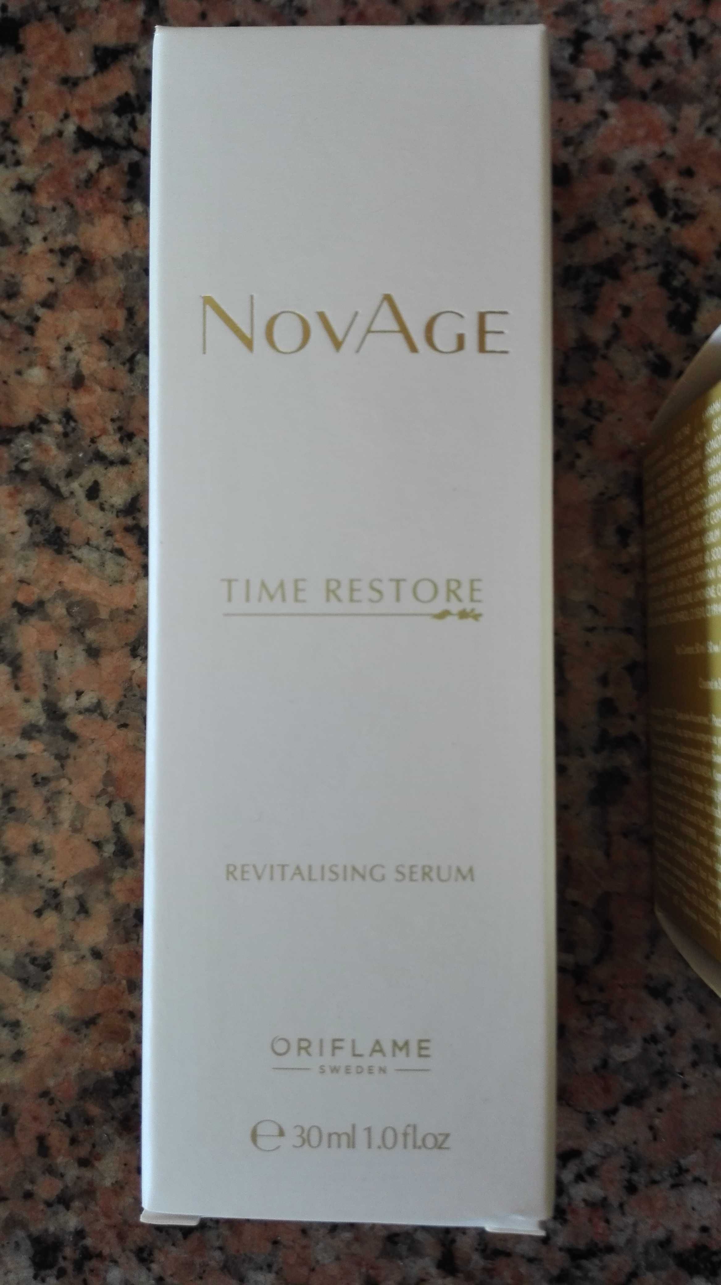 Set completo cremes NovAge restore + bolsa ótima prenda promoção