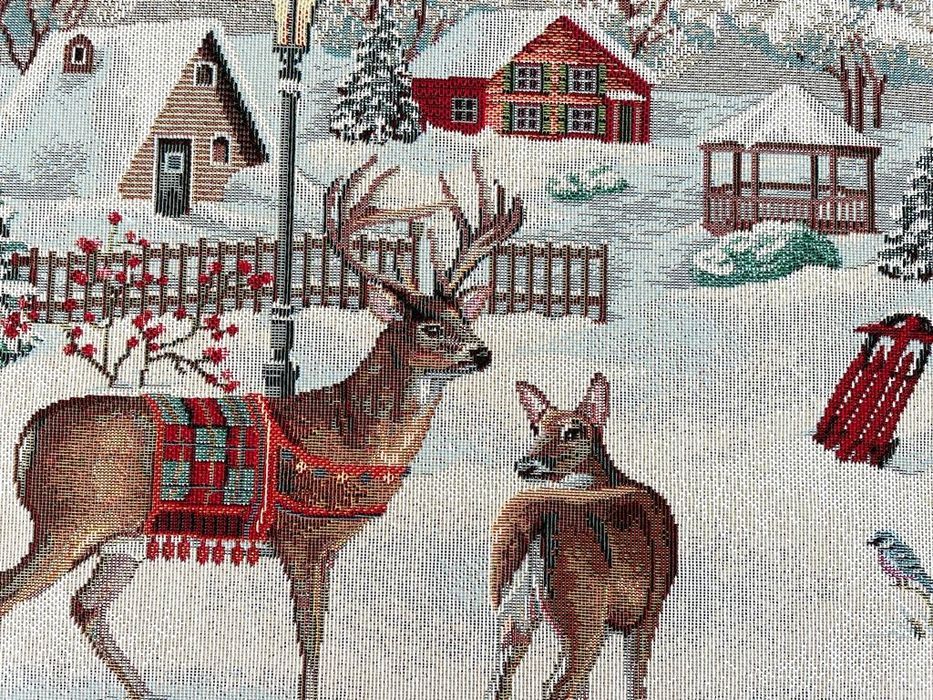 Serwetka gobelinowa świąteczna 40x50 cm z jeleniami 1255