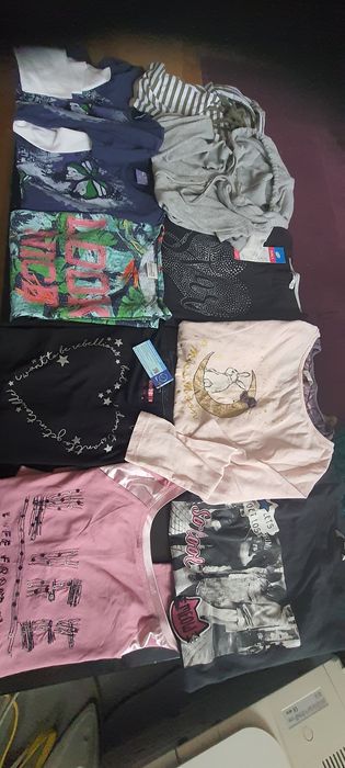 10 T-shirtow 152/158 z długim rękawem Coccodrillo Cool Club Youngstyle