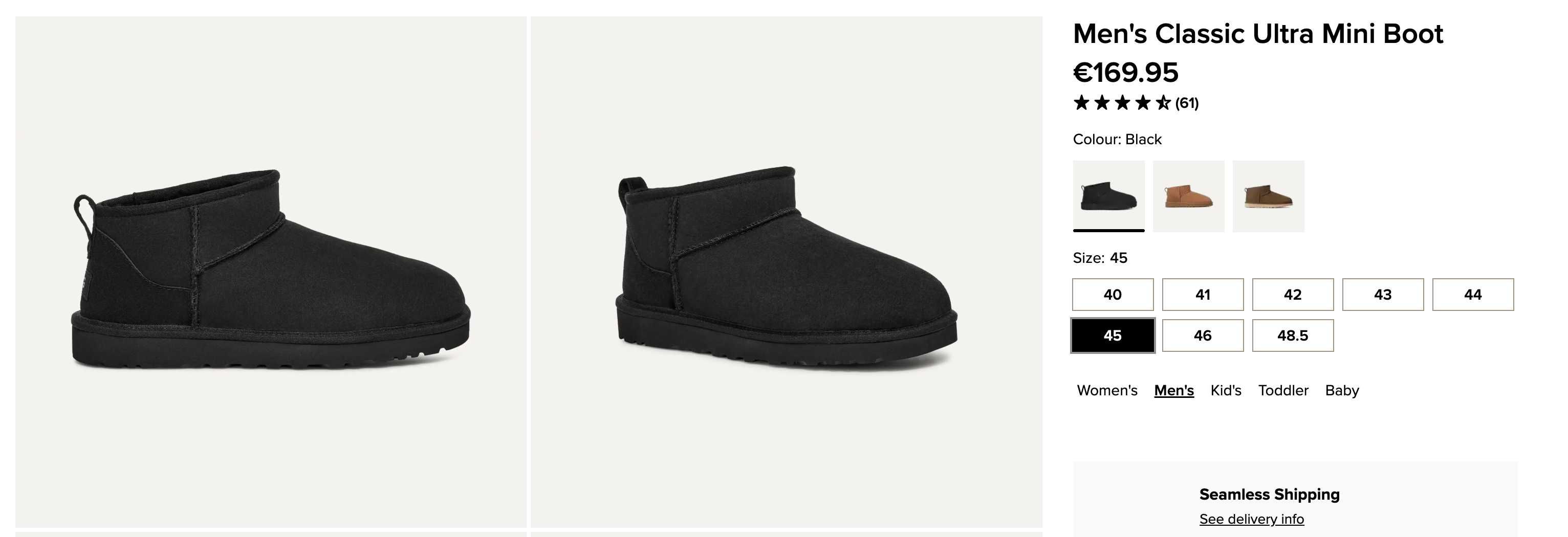 UGG Classic Ultra Mini Чоловічі