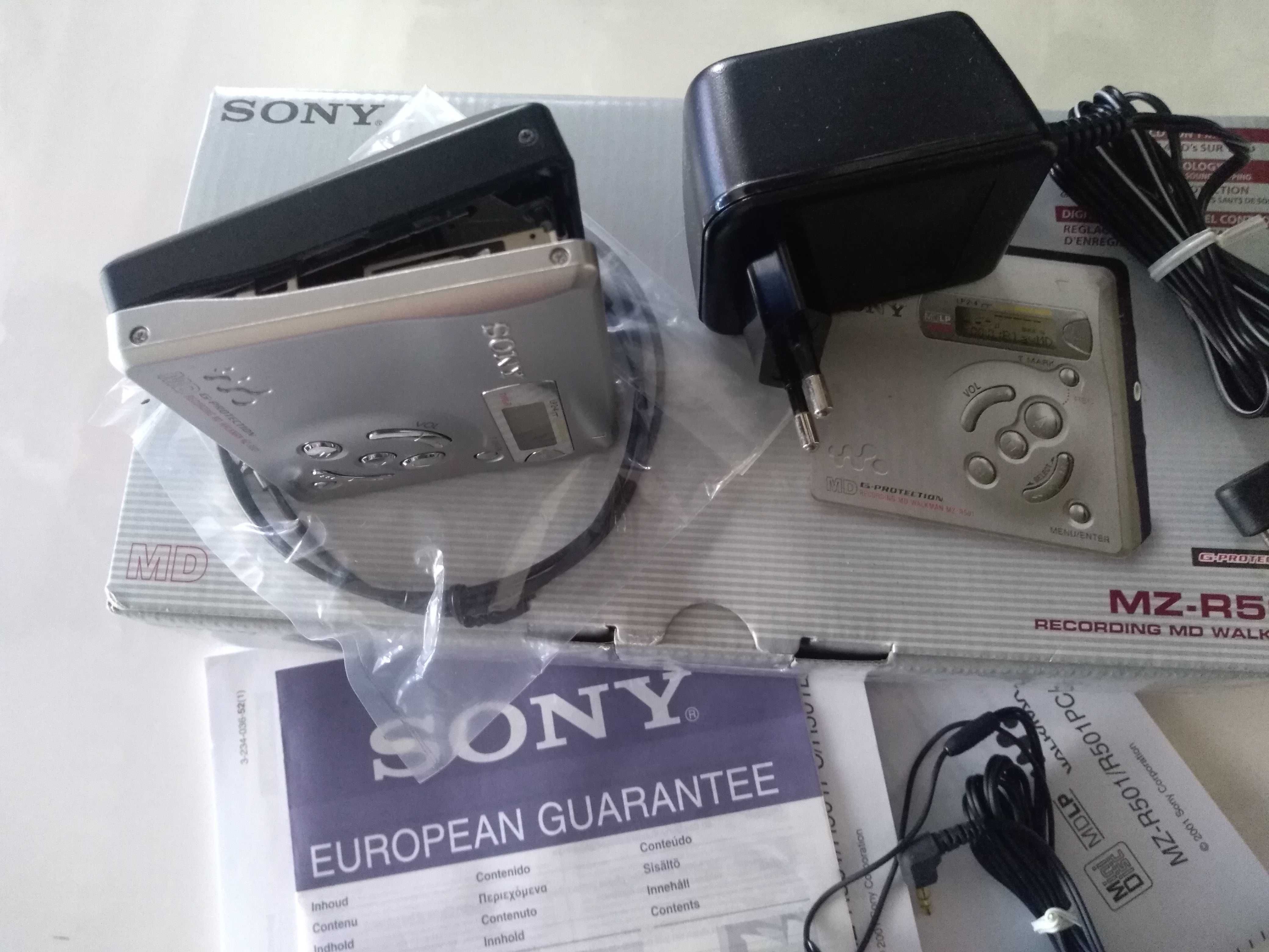 Minidisc Sony MZ-R501 Excelente! Como NOVO!