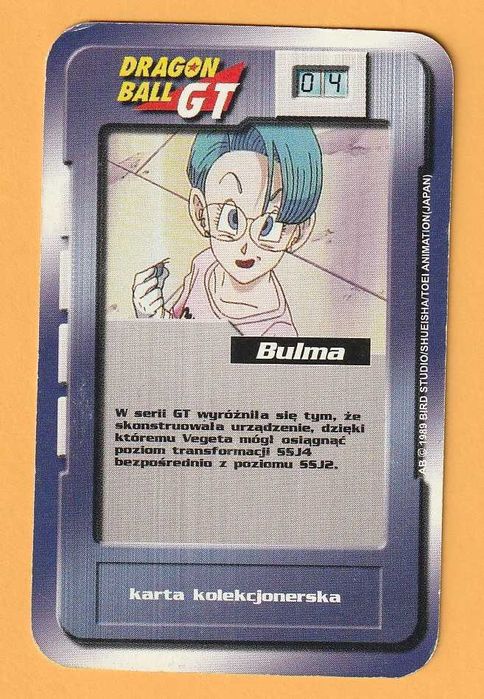 Karta Dragon Ball - BULMA