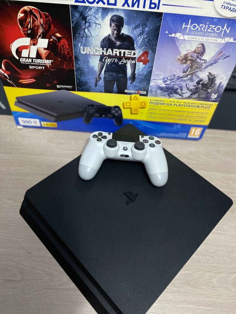 Ps4 slim 1tb 500gb на вибір джойстик