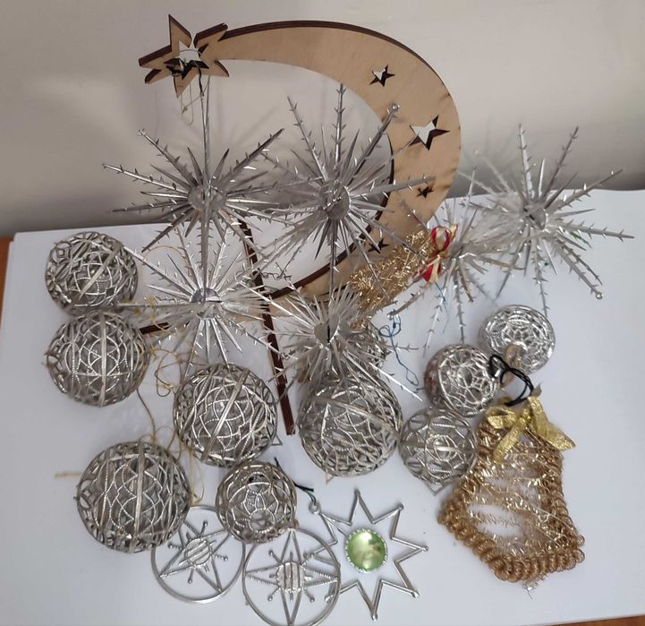 Ozdoby choinkowe PRL