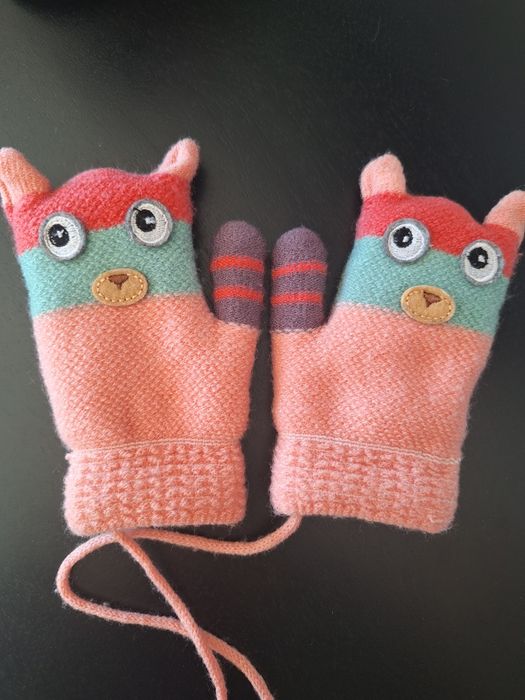 Rękawiczki niemowlęce dla dziewczynki