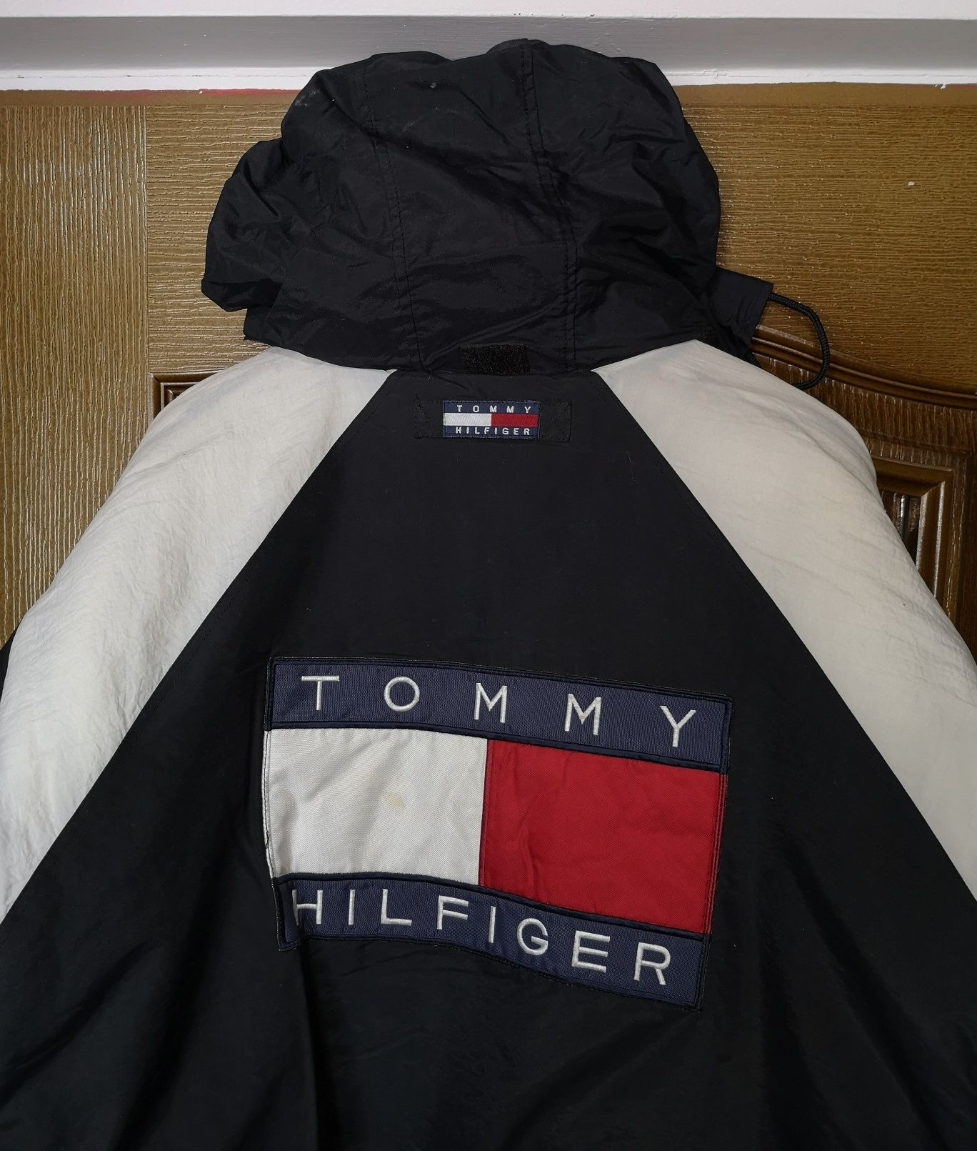Tommy Hilfiger kurtka zimowa męska vintage retro 90's rare unikat