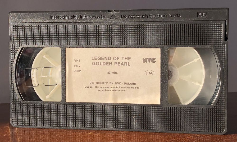 Legenda o Złotej Perle VHS kaseta retro film akcja ninja laser ufo HOT