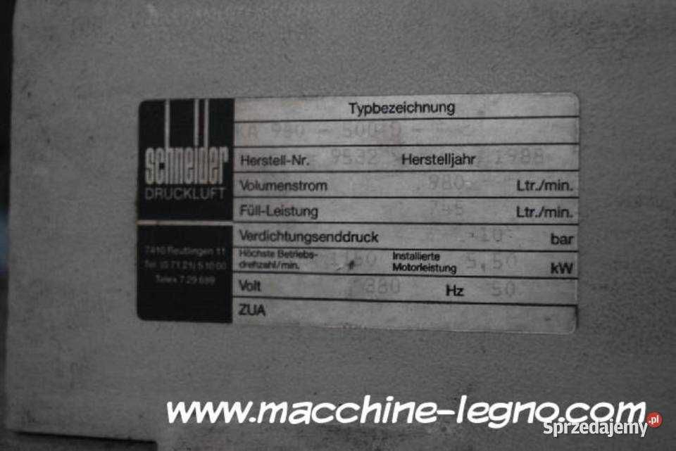 1988 SCHNEIDER KA 980 - zbiornik 500 D + 500 L w Kłodawie, P