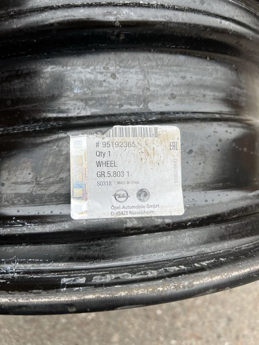 Продам диски 4/100/R15 dia56,6 Opel