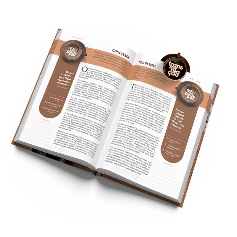 Café com Deus Pai 2025 | Livro Novo | Retire em Oeiras ou envio!