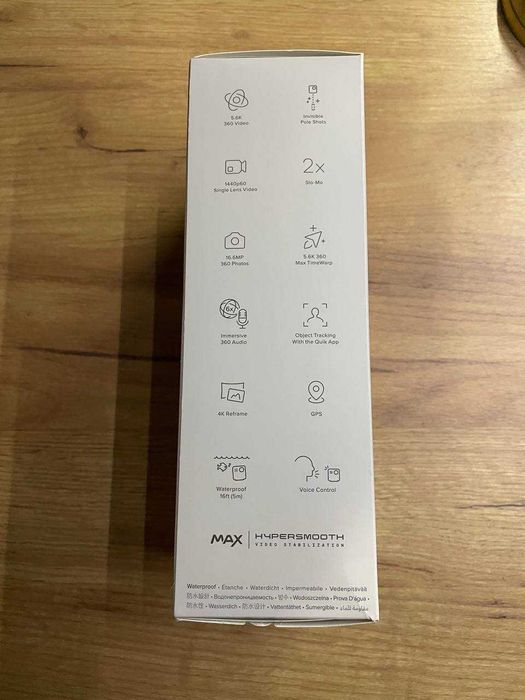 Екшн-камера GoPro GoPro MAX  (CHDHZ-203-RW)