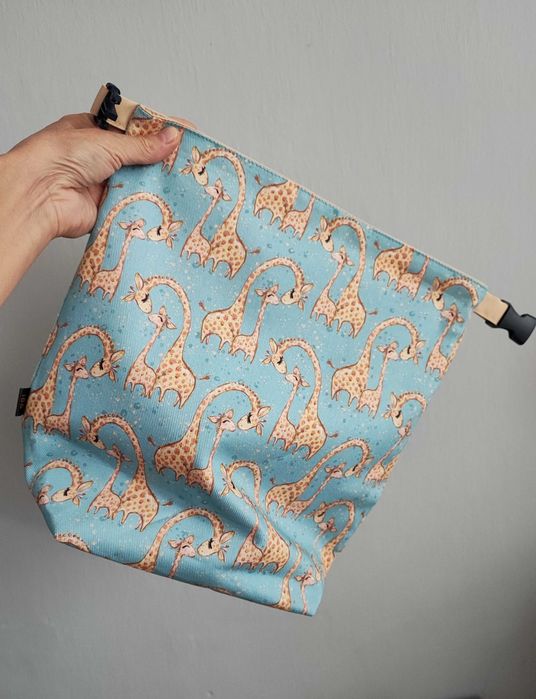 Torba na lunch, śniadaniówka bawełniana