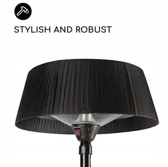 Grzejnik tarasowy, promiennik ogrodowy 1000/2000W Blumfeldt  S-051