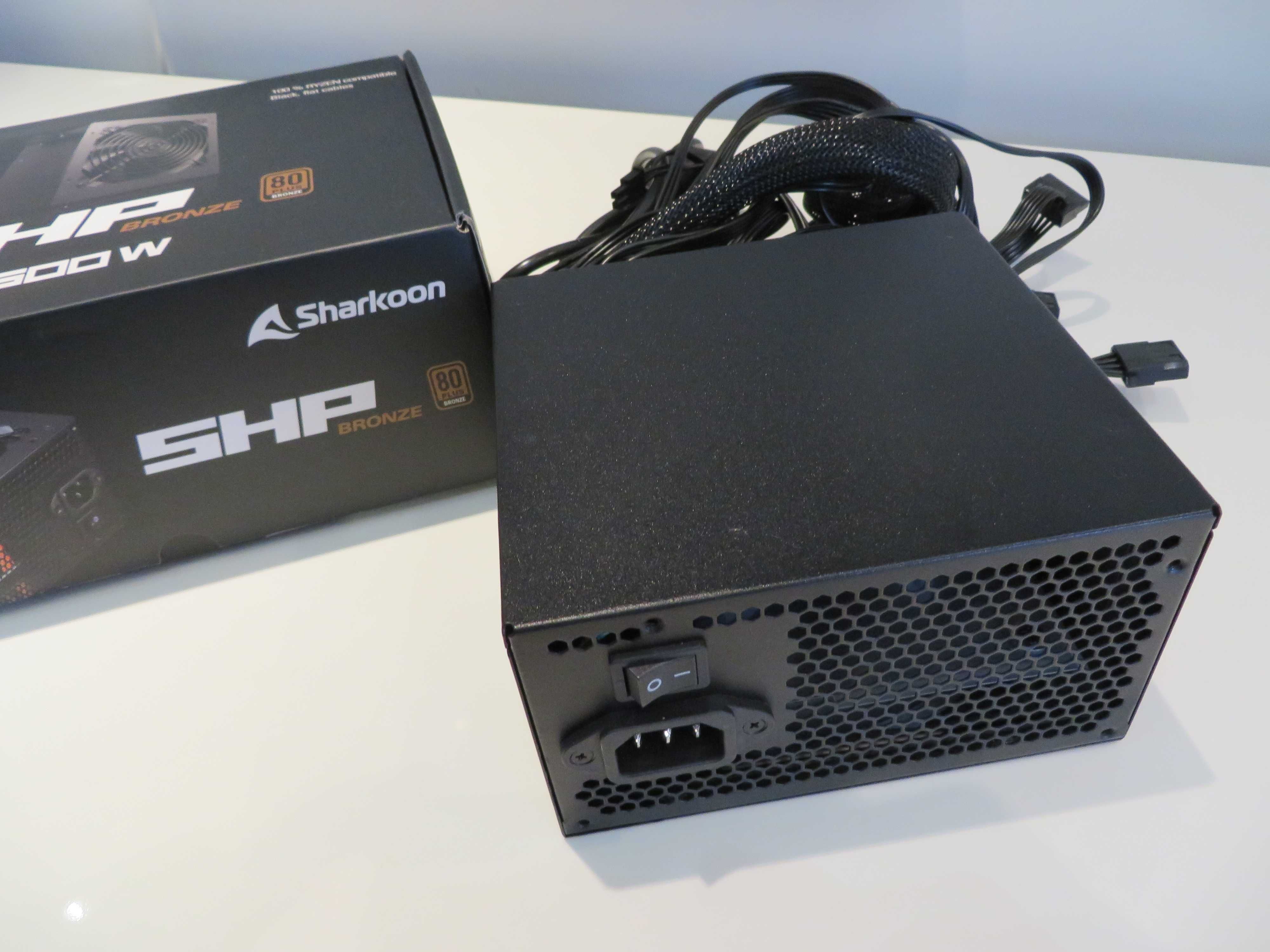 Zasilacz PC Sharkoon SHP Bronze 600W Czarny