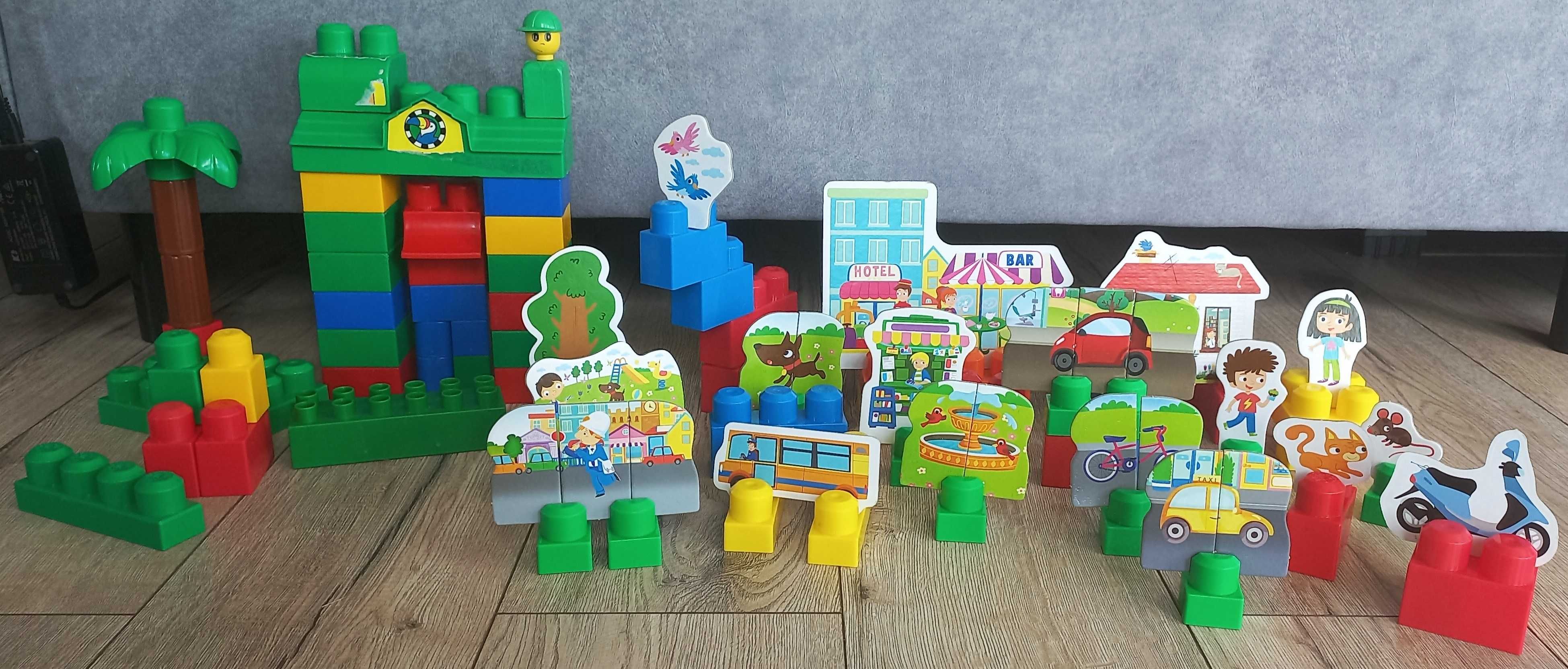 Klocki konstrukcyjne Carotina baby blocks 12m+ miasto