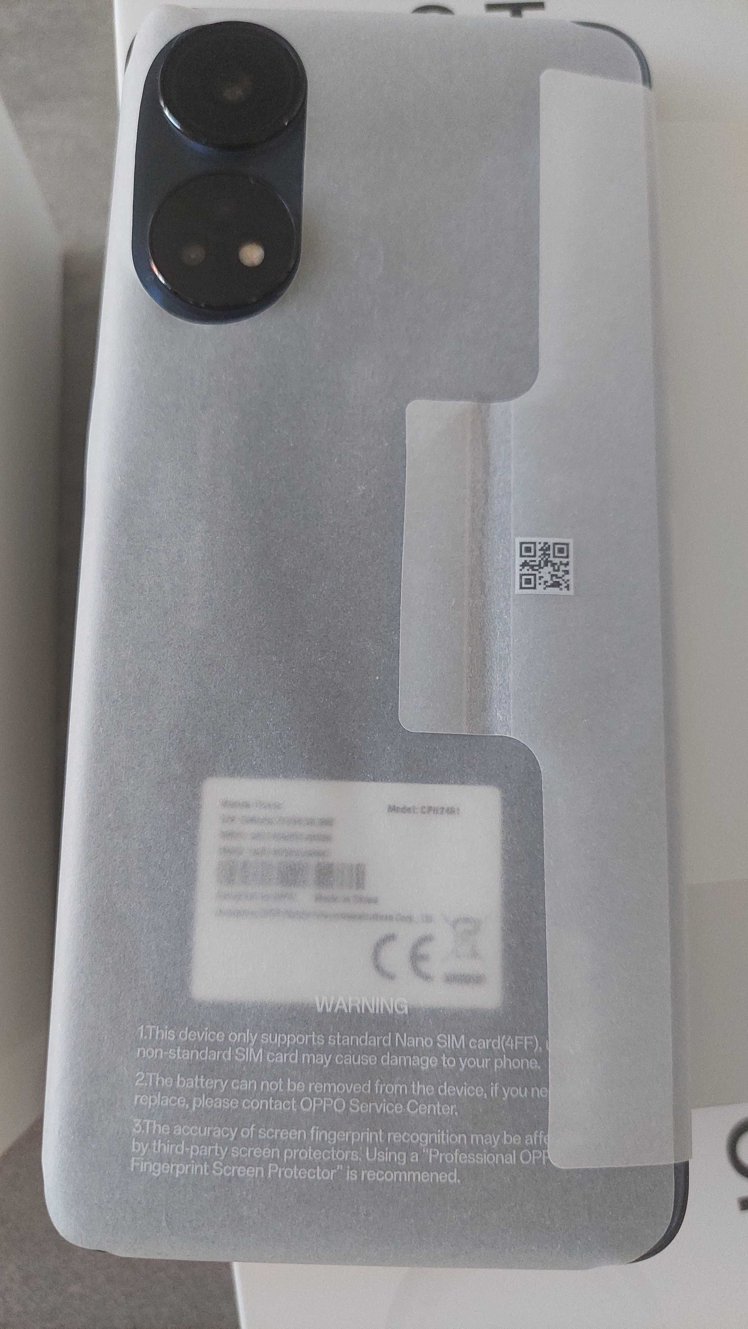 NOWY Czarny telefon komórkowy " OPPO Reno 8T " 128 GB DS