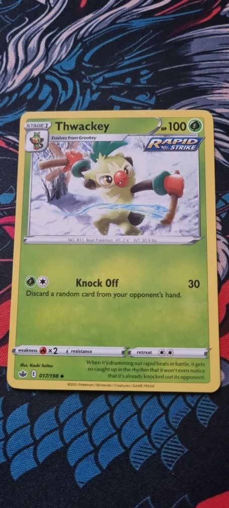 Karta do gry Pokémon Thwackey