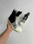 Rick Owens Geobasket Ramones jumbo laces чорні кеди opium archive кеды