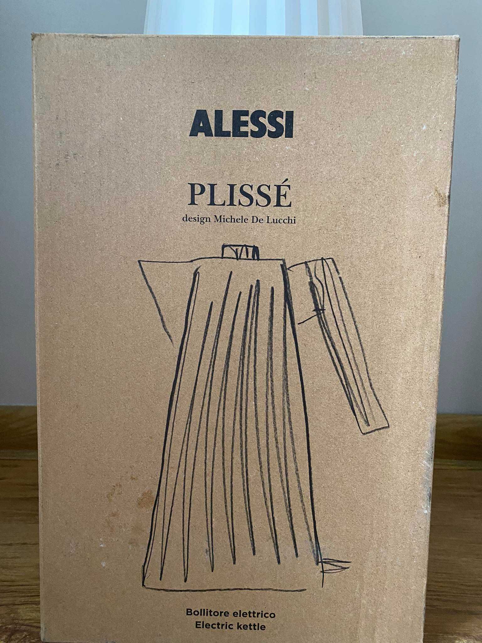 Czajnik Alessi Plisse 1,7 l nowy biały