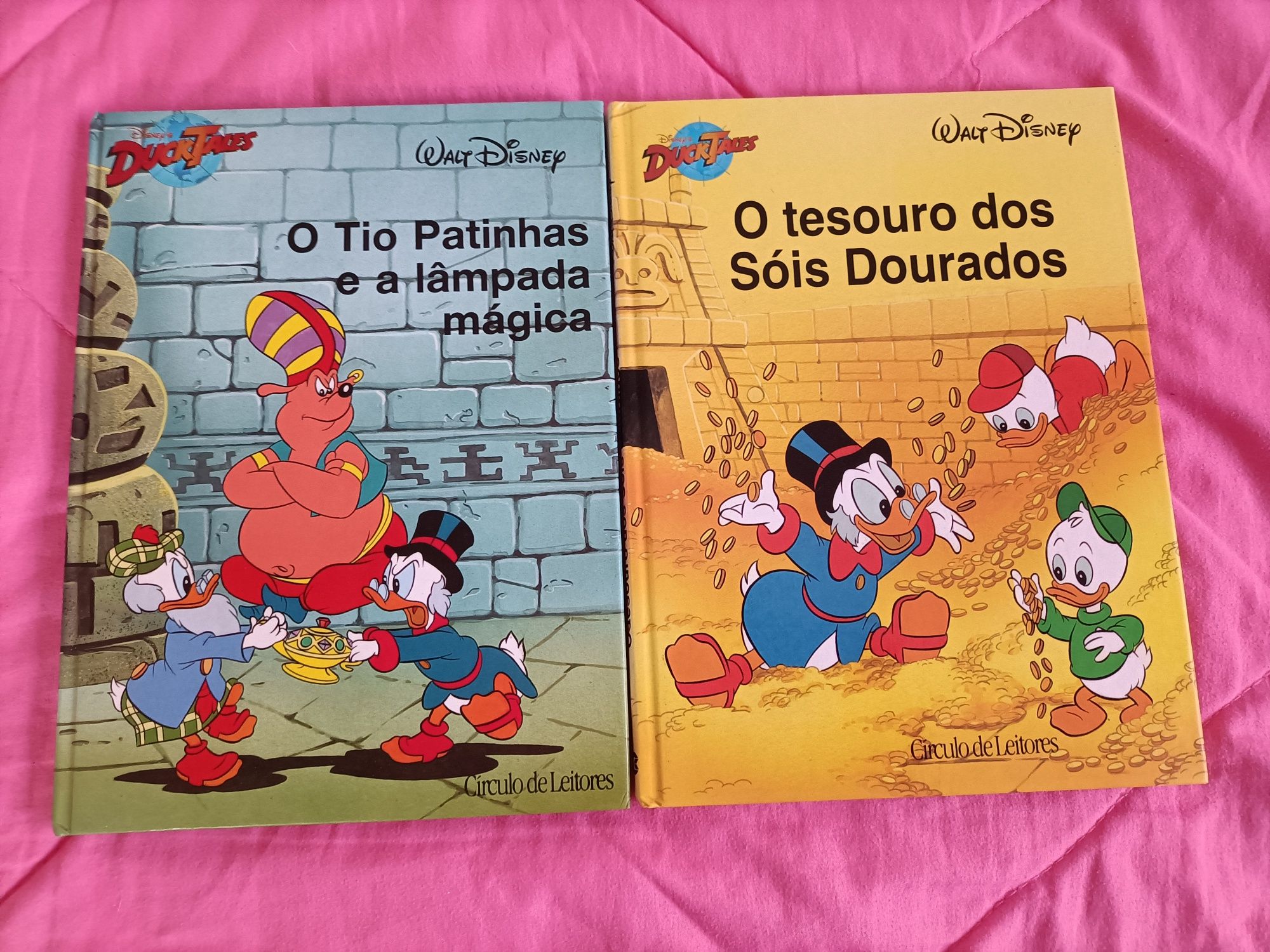 Livros Ducktales do tio patinhas