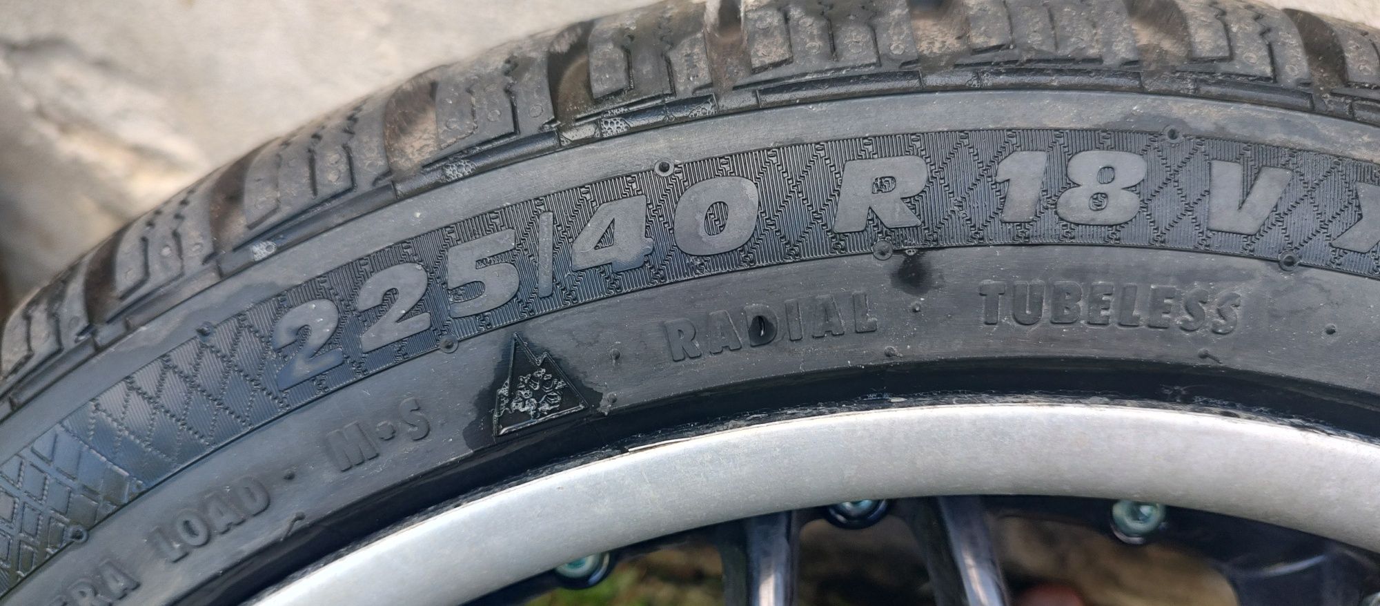 Sprzedam alufelgi 18" 5x112  z oponami
