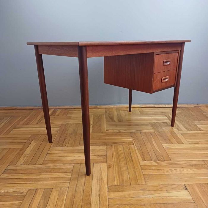 Biurko tekowe Dania lata 70 te