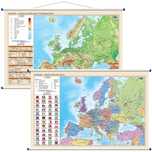 Mapa ścienna - polityczno-fiz. 1:12/000, 000 Europa
