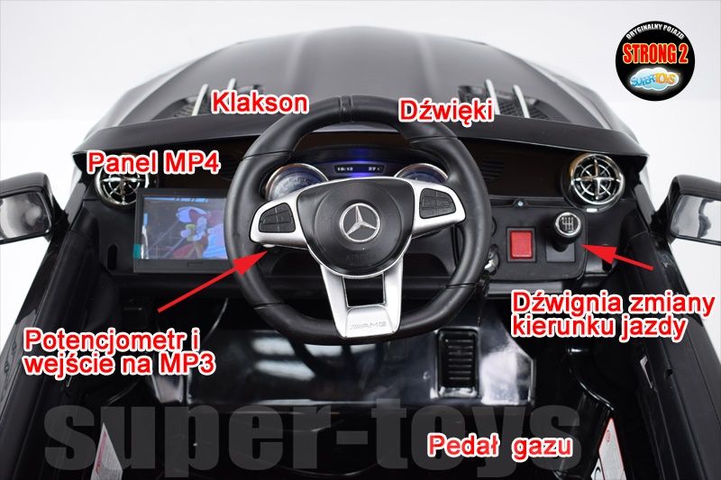 Mercedes SL65 na licencji lakierowany PANEL MP4 LCD