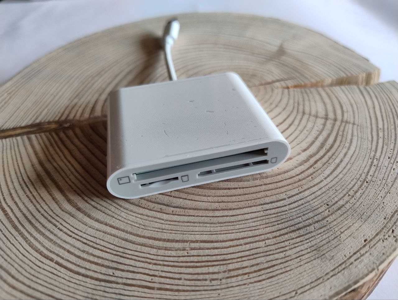 Адаптер OTG переходник картридер iPhone Type-C Lightning AUX SD TF CF
