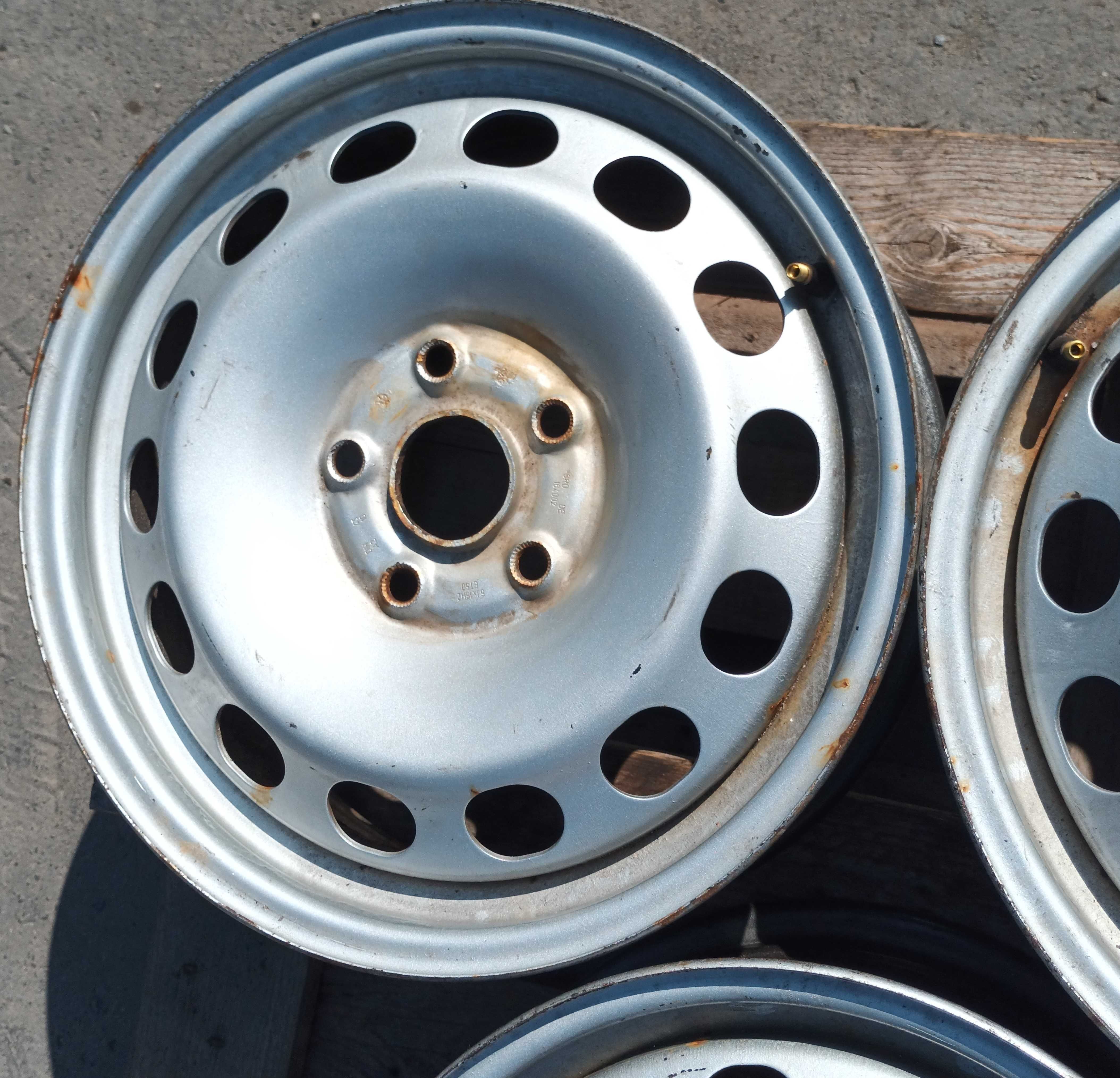 Felgi stalowe 4 szt.  6Jx16 ET50 5x112 VW SKODA SEAT AUDI